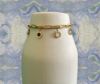 Picture of Stainless steel double layer chain bracelet with roman numerals design